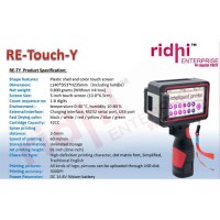 RIDHI 25.4mm TYD HandHeld Inkjet Printer